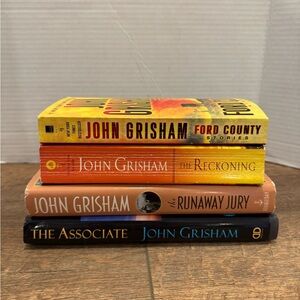 John Grisham Novels - Set of 4 - Hardcover and Paperback